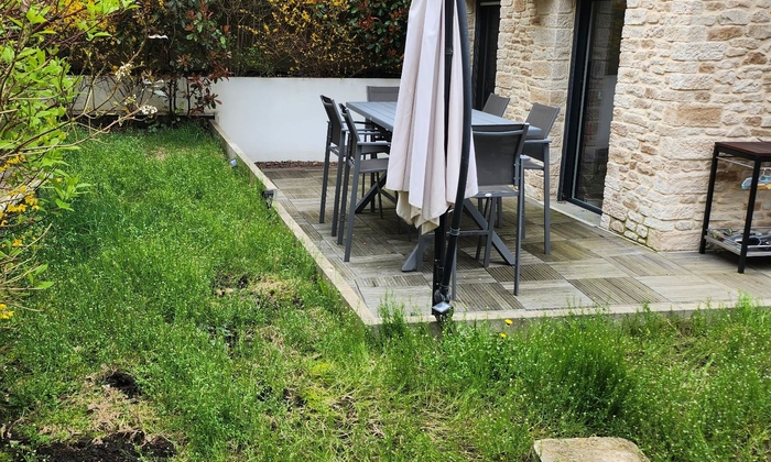 Charmant jardin/terrasse aménagé à Meudon 8 pers 50 €