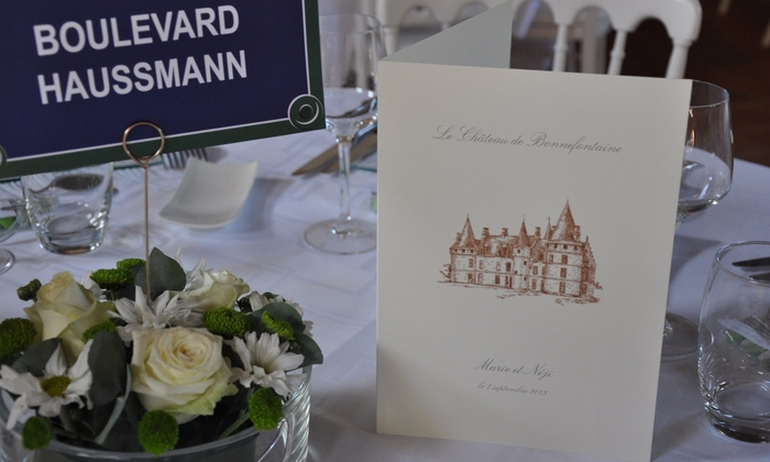 Wedding at Bonnefontaine Castle €150