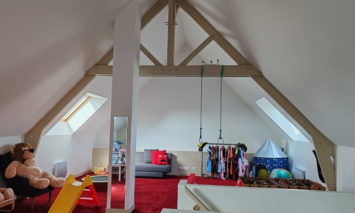 Kidsfriendly house ++ large space and with garden €100