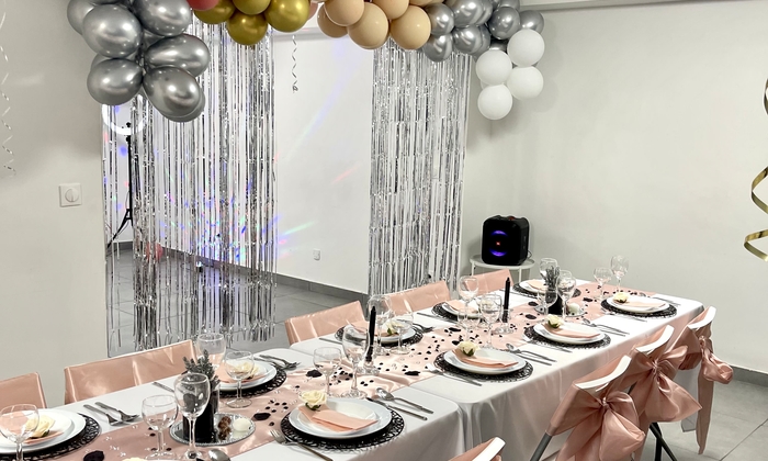 Louer votre salle pour fête, anniversaire, baby shower, fiançailles à Champigny 50 €