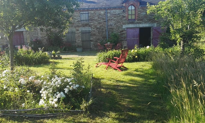 Notre merveilleux jardin dans le bocage vous attend pour fêtes, événements, repos €10