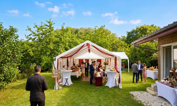 Jardin privatif pour événements jusqu'à 70 personnes 55 €