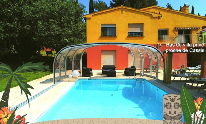 ★★ Bas de villa, piscine AU SEL​,​ CHAUFFÉE et couverte ★★ 65 €