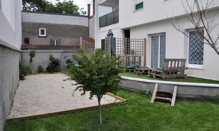 Appartement neuf avec jardin 30 €