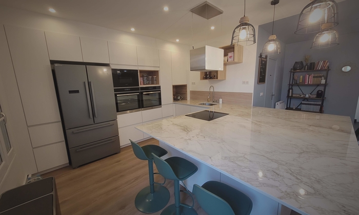 Cozy 28m² American Kitchen Lounge design ideal for meetings stimulating brainstorming on creativity and innovation €80