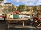 Péniche sous le Pont des Arts/vue sur Le Louvre 380 €