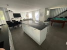 Rental large reception room of 90m2 with open kitchen €125