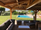 Swimming pool area in the Var (day and evening) €20