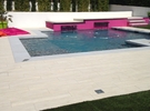 Modern swimming pool in beautiful surroundings €100