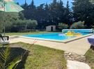 Large garden with swimming pool €65