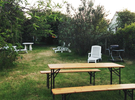 Large garden of 1000m2 25 km from Paris, for 35 people, BBQ and games €50